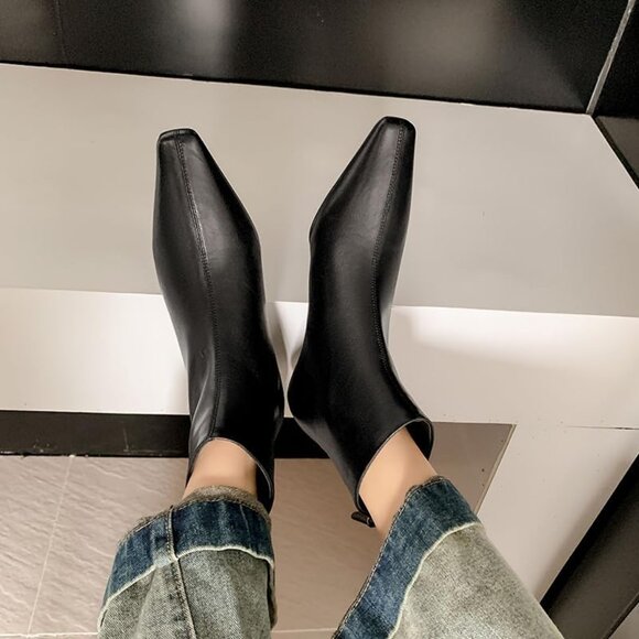 Beauty Cry Leather Ankle Booties - Picture 9 of 9